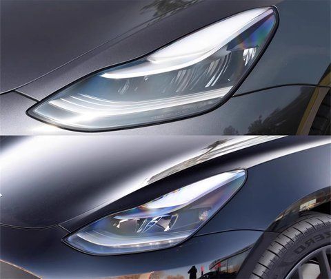 Стекло фары для Tesla Model 3 2018-2024 без линз левое 2569241766 фото