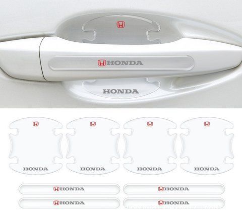 Комплект захисних накладок на ручки з логотипом Honda 2565995644 фото