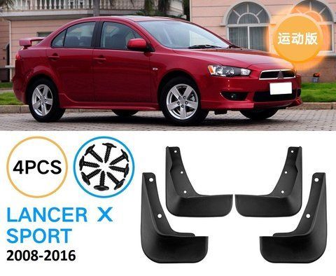 Брызговики для Mitsubishi Lancer X 2008-2016 2497047792 фото
