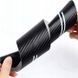 Защитная пленка (наклейка) накладка на пороги для Volvo Черный Карбон Плюс 4 шт 2480389148 фото 5