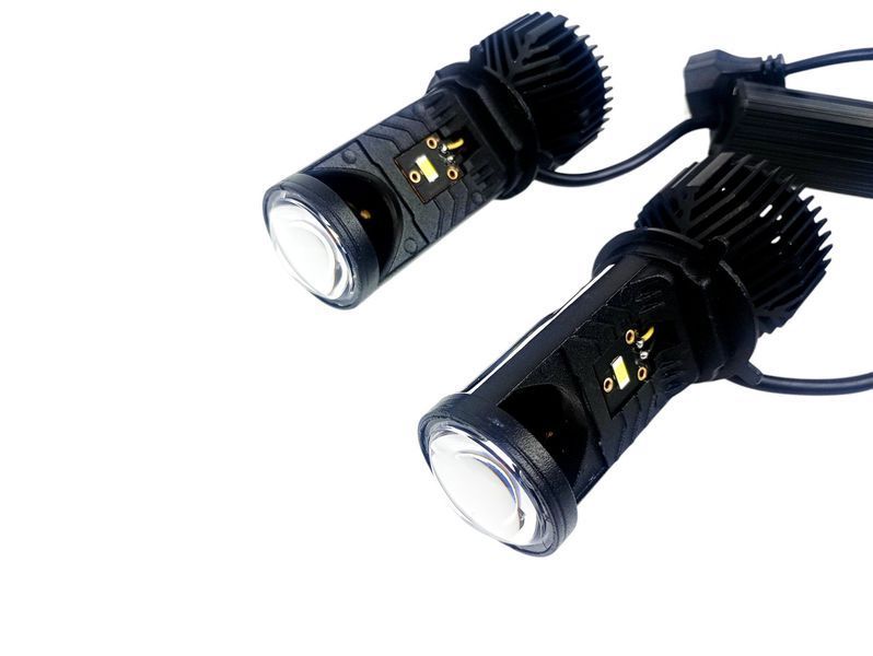 Светодиодные Led Лампы Y6 H4 Y6D Bi-Led 16000Lm - 5500K мини линзы H4 ксенон 70Ватт 2559444687 фото