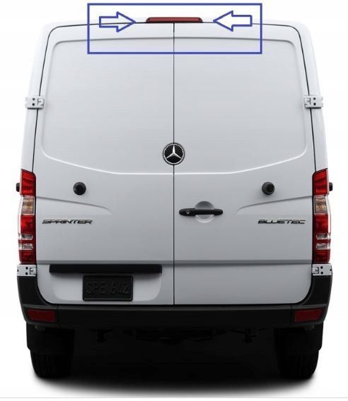 Додатковий стоп верхній Mercedes Sprinter W906 VW Crafter 2006- 2431801236 фото