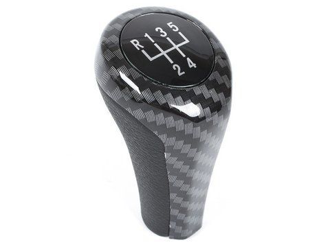 Ручка КПП BMW E60, E61, E62, E63, E80, E85,E87, E90, E91, X1, X3, X5 Карбон 1762559520 фото