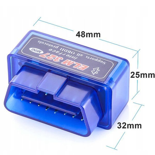 Автосканер ELM327 OBD2 V1.5 Bluetooth для диагностики автомобиля 1808921394 фото