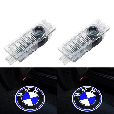 LED подсветка дверей с логотипом для BMW E60 E70 E90 E92 F10 F15 F20 F30 F32 F36 F25 2шт. 2564893544 фото