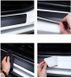 Защитная пленка (наклейка) накладка на пороги для BMW Черный Карбон Плюс 4 шт 2481105347 фото 4