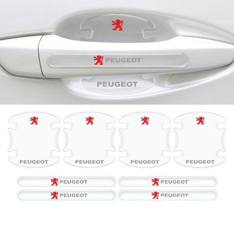 Комплект захисних накладок на ручки з логотипом Peugeot 2566013221 фото