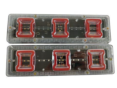 Комплект задних фонарей для прицепа, лафеты, грузовиков 12V FJ1289 2616879695 фото
