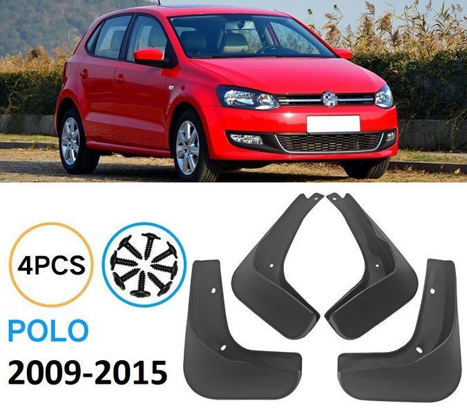 Брызговики для Volkswagen Polo 2009-2015 хэтчбек 2497342566 фото