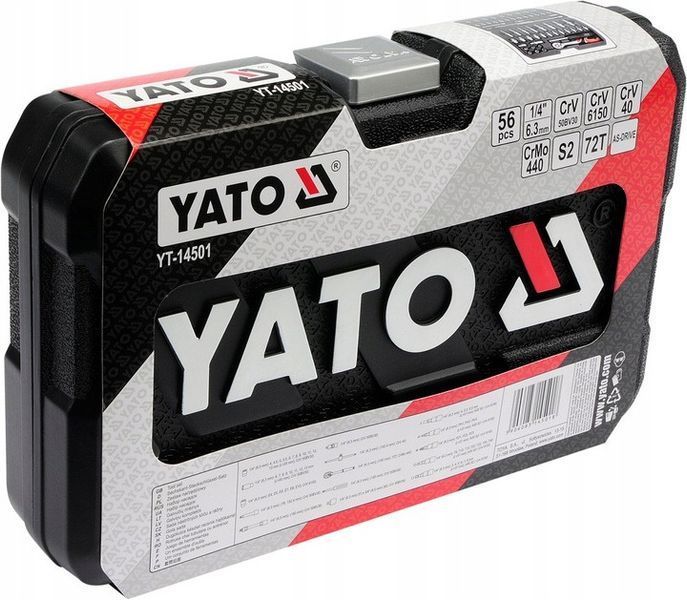 Набор инструментов 56 предметов YATO YT-14501 2111313243 фото