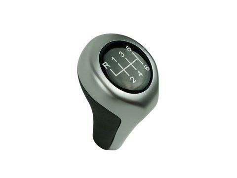 Ручка КПП для BMW E60, E61, E62, E63, E80, E85, E87, E90, E91, X1, X3, X5, 6 ступеней, серая матовая 2869004477 фото