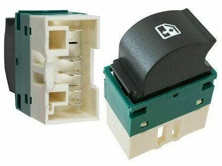 Кнопка левого стеклоподъемника для Fiat Doblo I 2001-2009 1766011192 фото