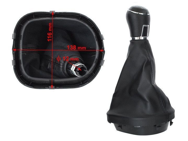 Ручка КПП + чехол для Volkswagen Caddy 2004-2010 Touran 6 ступка 2312606506 фото