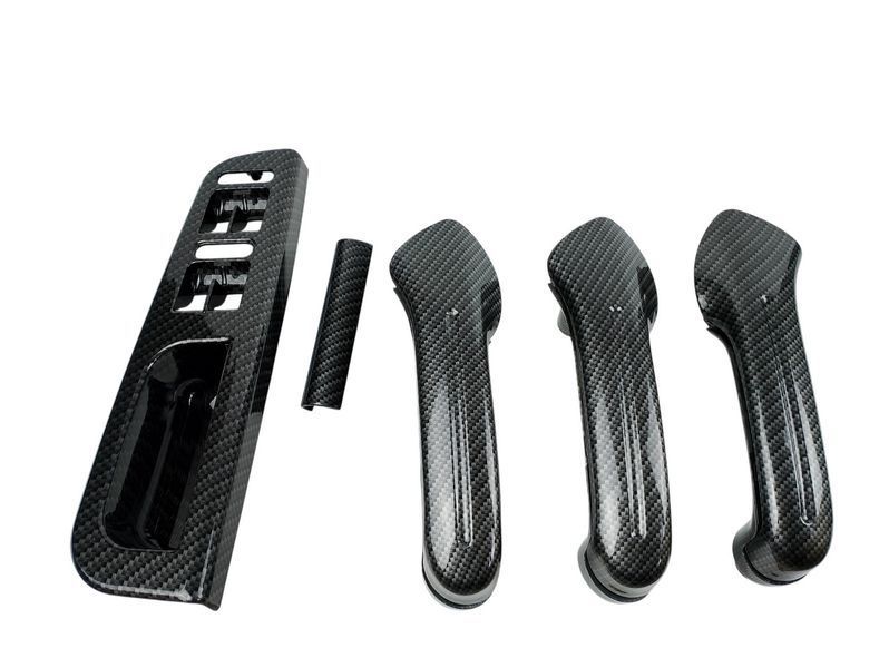 Комплект внутрішніх ручок для Volkswagen Golf 4 1997&ndash;2005 карбон, тюнінг 3001323010 фото
