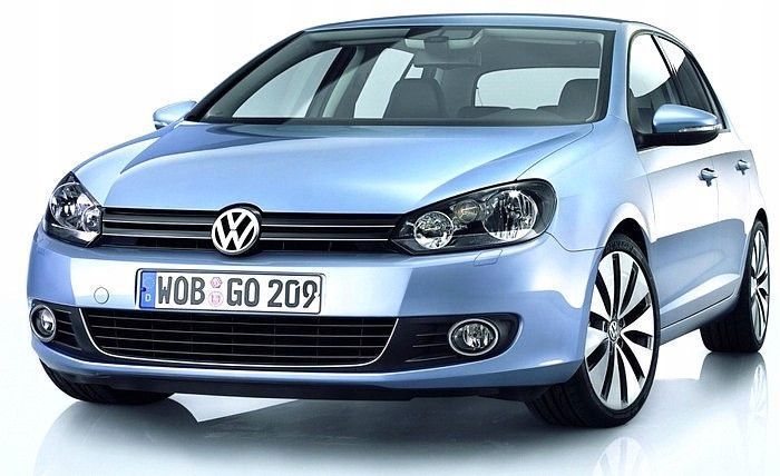 Решітка в передній бампер права з отвір під птф Volkswagen Golf VI 2008-2013 1647346248 фото