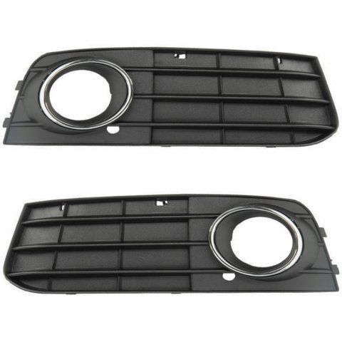 Решетки противотуманных фар Комплект левая+правая для Audi A4 B8 2008-2012 1647346273 фото