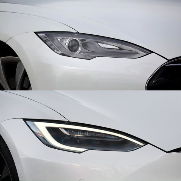 Стекло фары для Tesla Model S 2012-2024 правое 2567949024 фото