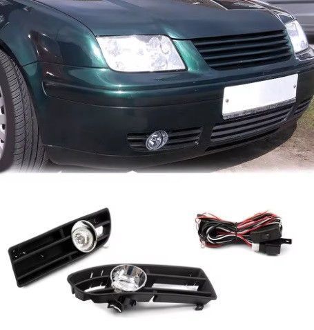 Комплект решеток с противотуманками для Volkswagen Bora 1997-2005 тюнинг 2447949786 фото