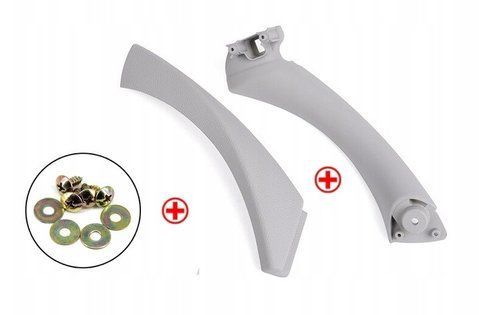 Ручка внутрішня передня ліва BMW E90 E91 сіра 2439289661 фото