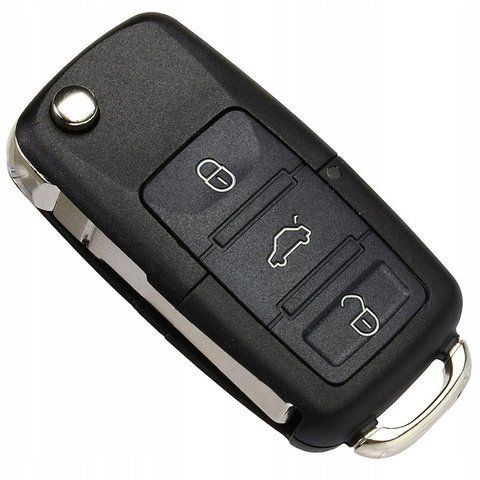 Корпус ключа Seat Skoda VW на 3 кнопки 2294888756 фото