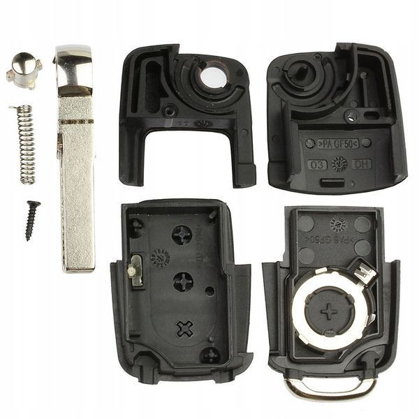Корпус ключа Seat Skoda VW на 3 кнопки 2294888756 фото