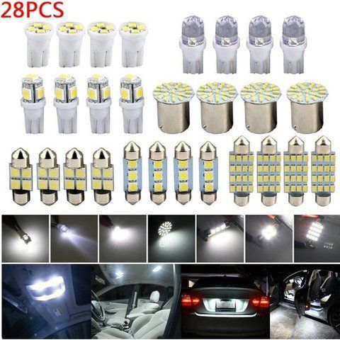 Набор автомобильных лампочек LED 28 штук 2294897085 фото