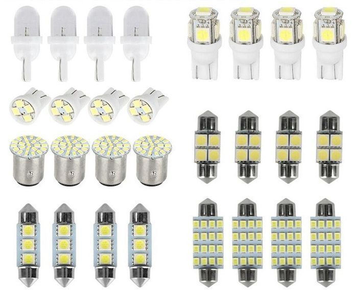 Набор автомобильных лампочек LED 28 штук 2294897085 фото