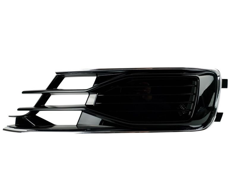 Решетка в передний бампер левая для Audi A6 C7 2015&ndash;2018 4G0807681AD черный глянец с хромом 2995478083 фото
