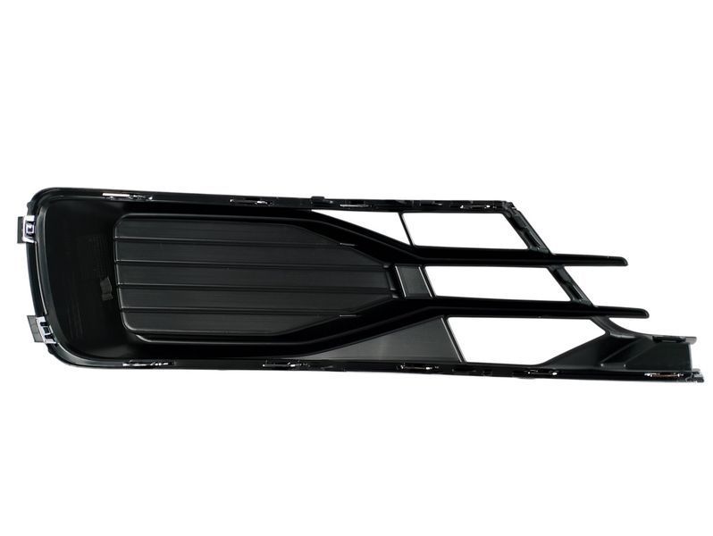 Решетка в передний бампер левая для Audi A6 C7 2015&ndash;2018 4G0807681AD черный глянец с хромом 2995478083 фото