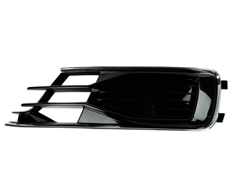 Решетка в передний бампер левая для Audi A6 C7 2015&ndash;2018 4G0807681AD черный глянец с хромом 2995478083 фото