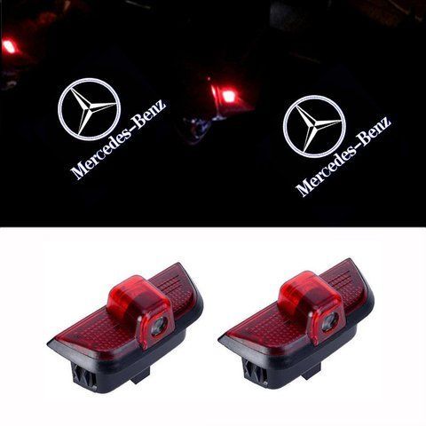 LED подсветка дверей с логотипом для Mercedes C-Class W204 2007-2015 2шт. 2561929130 фото
