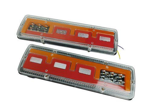 Комплект задних фонарей для прицепа, лафеты, грузовиков 12V FJ1253 2599095124 фото