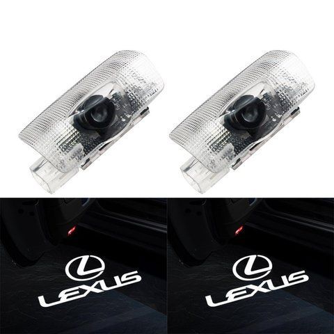 LED подсветка дверей с логотипом для Lexus ES LX IS LS 2шт. 2565205942 фото