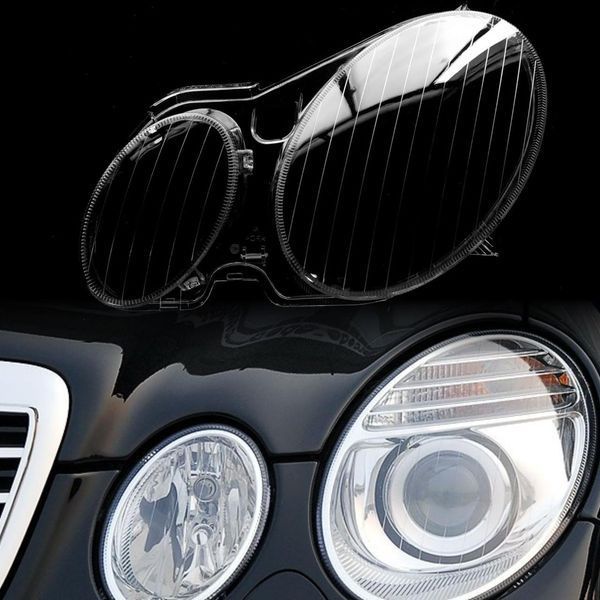 Стекло фары для Mercedes W211 2002-2009 левое 2567809846 фото
