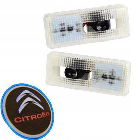 LED подсветка дверей с логотипом для Citroen C3 C4 C5 C8 Picasso 2шт. 2174313262 фото