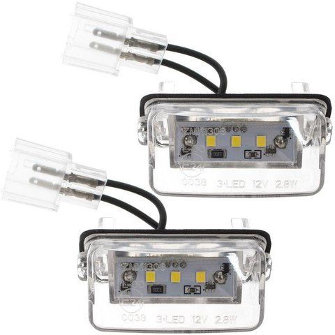 Подсветка номерного знака для Peugeot 407 1674063762 фото
