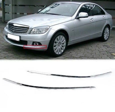 Молдинг бампера левый для Mercedes W204 2007-2011 2435028245 фото