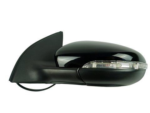 Зеркало в сборе левое для Volkswagen Golf 6 2009&ndash;2012, чёрный цвет, 6 PIN 2924299904 фото