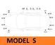 Датчик парктроніка Tesla Model S, Model X 2017-2020 Чорний 2557222599 фото 4