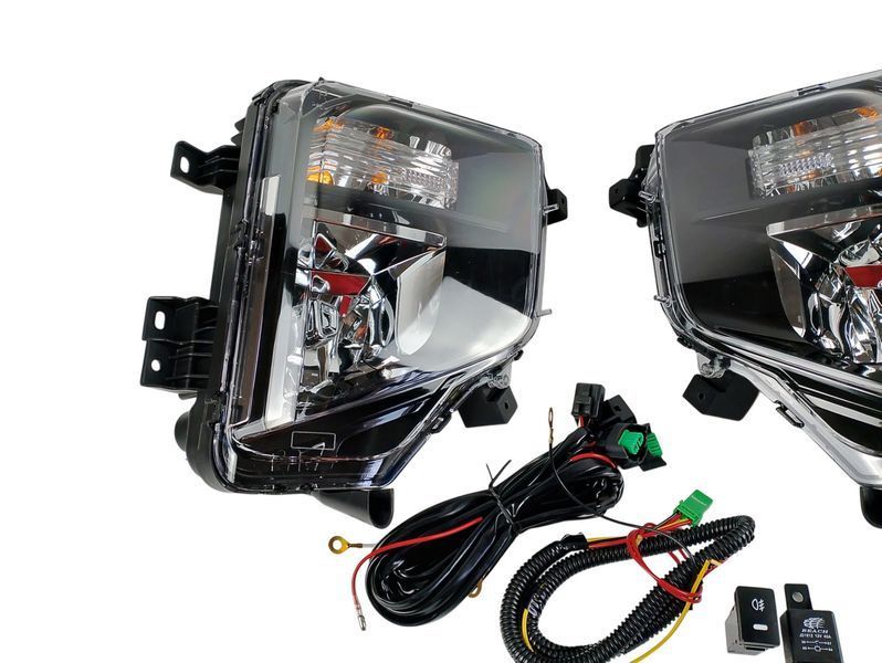 Комплект противотуманных фар с проводкой для подключения для Mitsubishi L200 2018&ndash;2023 2989834206 фото