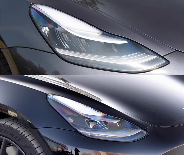 Стекло фары для Tesla Model 3 2018-2024 без линз правое 2569237504 фото