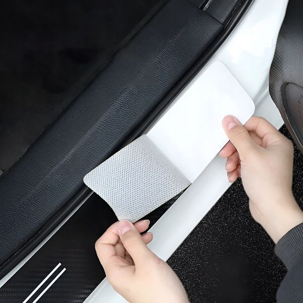 Защитная пленка накладка на пороги для Ford Черный Карбон Плюс 4 шт 2303699996 фото