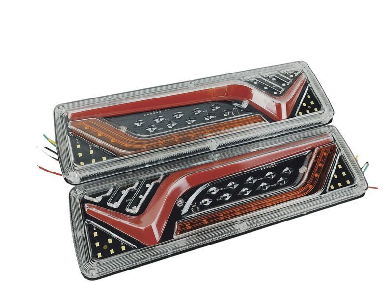 Комплект задних фонарей для прицепа, лафеты, грузовиков 12V FJ1261 2600678667 фото