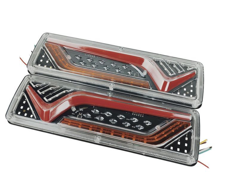 Комплект задних фонарей для прицепа, лафеты, грузовиков 12V FJ1261 2600678667 фото